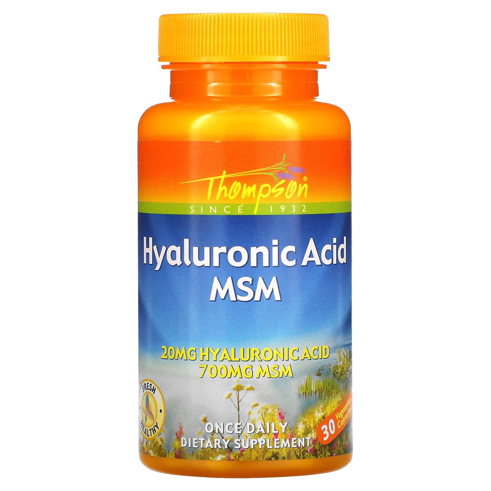 Thompson Hyaluronic Acid MSM, 30 Enteric Coated Capsules, From Nutritional